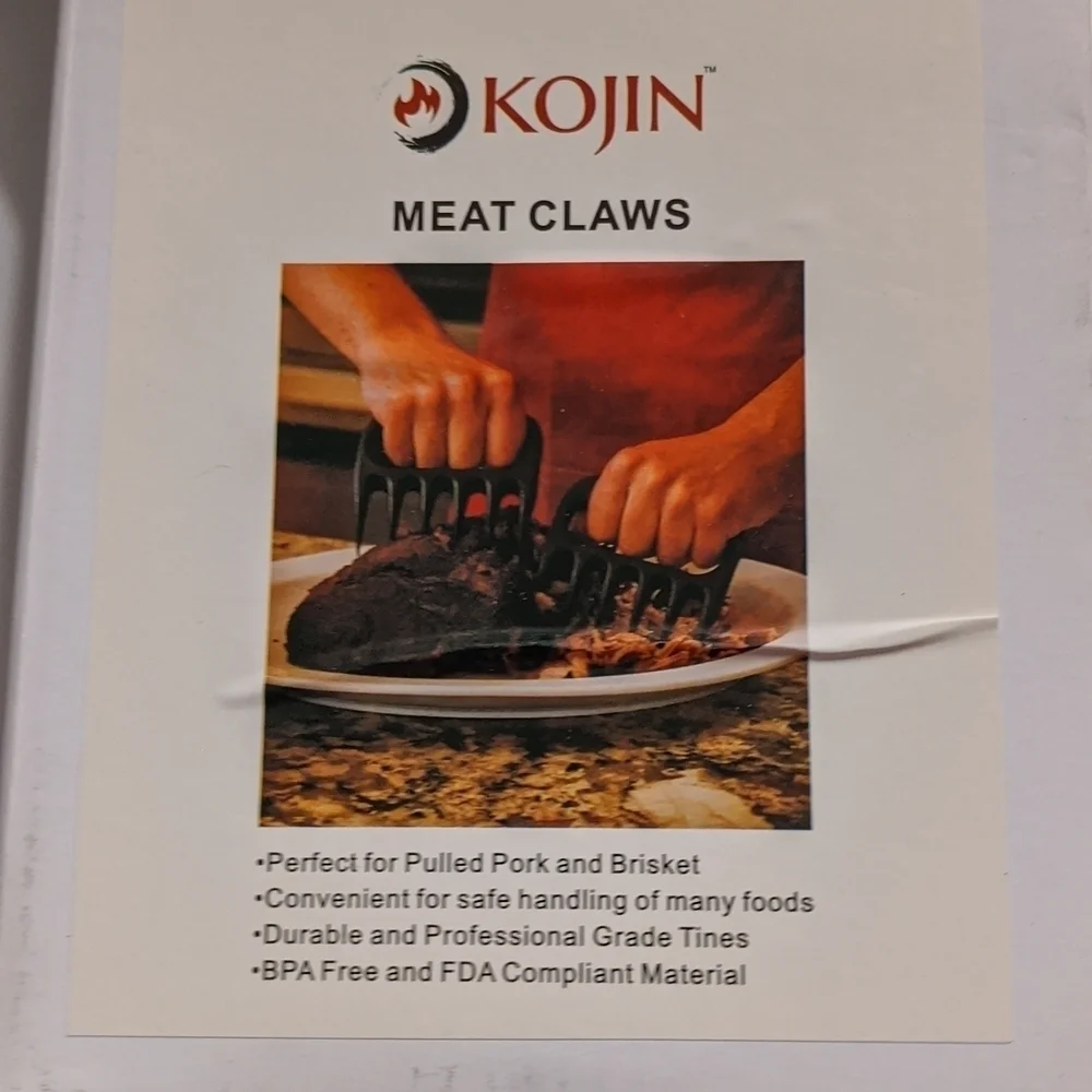 Kojin Summer Grilling Barbecue BBQ Essentials Kit Gloves Brush Meat Claw…